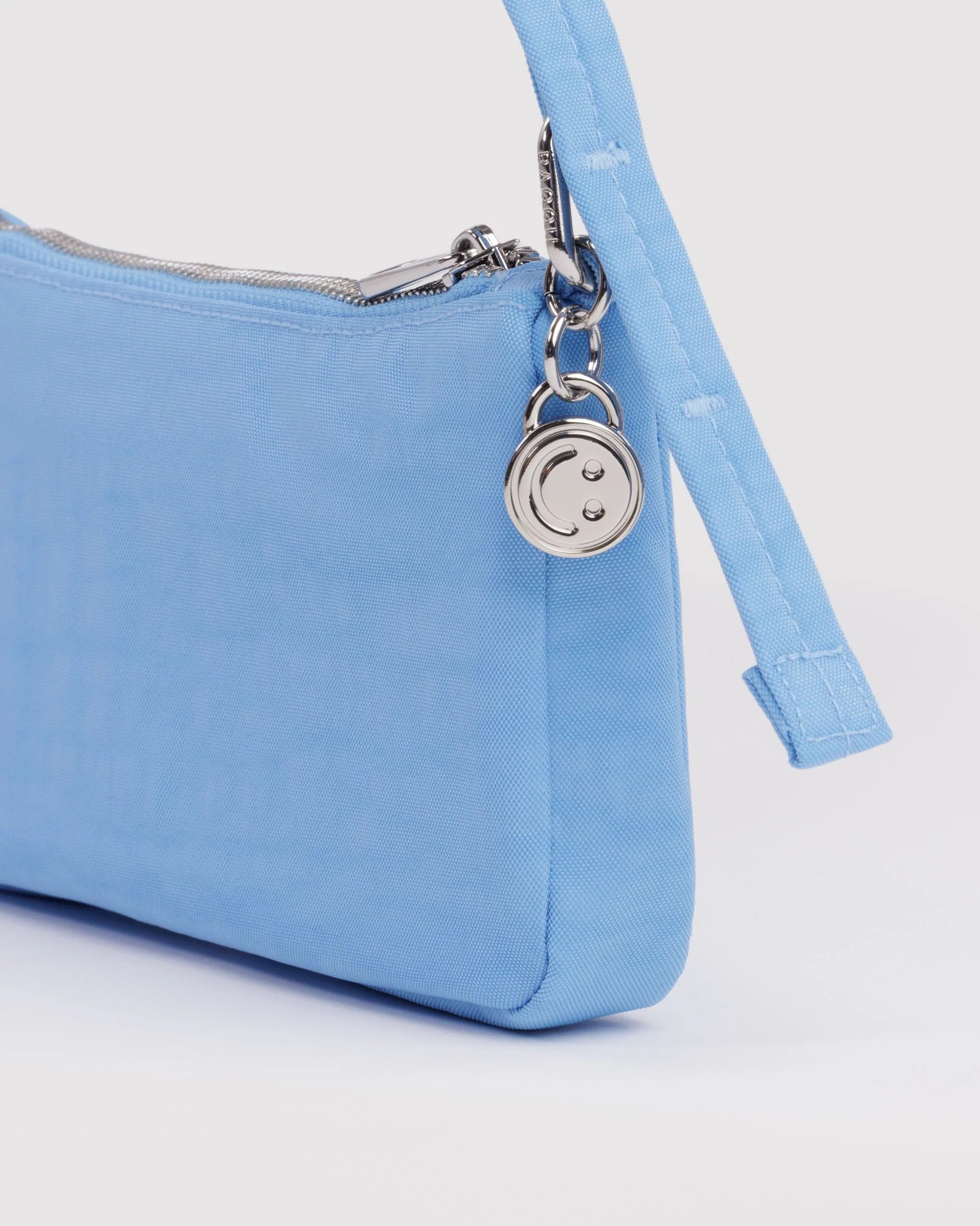 Baggu Light Blue Nylon Pochette Bag