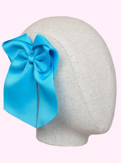 Abel & Lula Large Bow Clip _Blue 5434-075