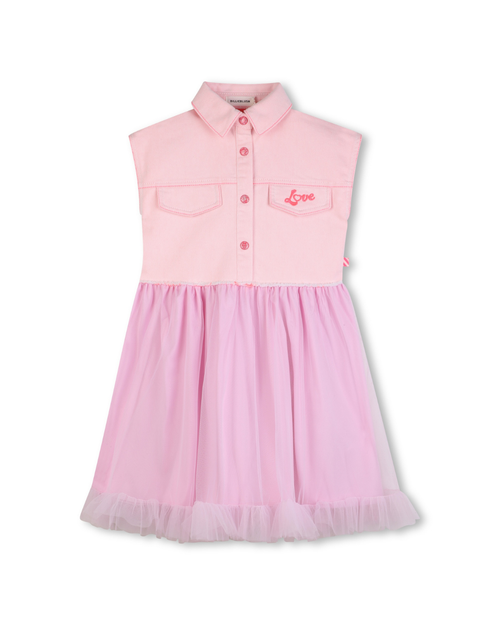 Billie Blush Girls Sleeveless Dress_ U21824