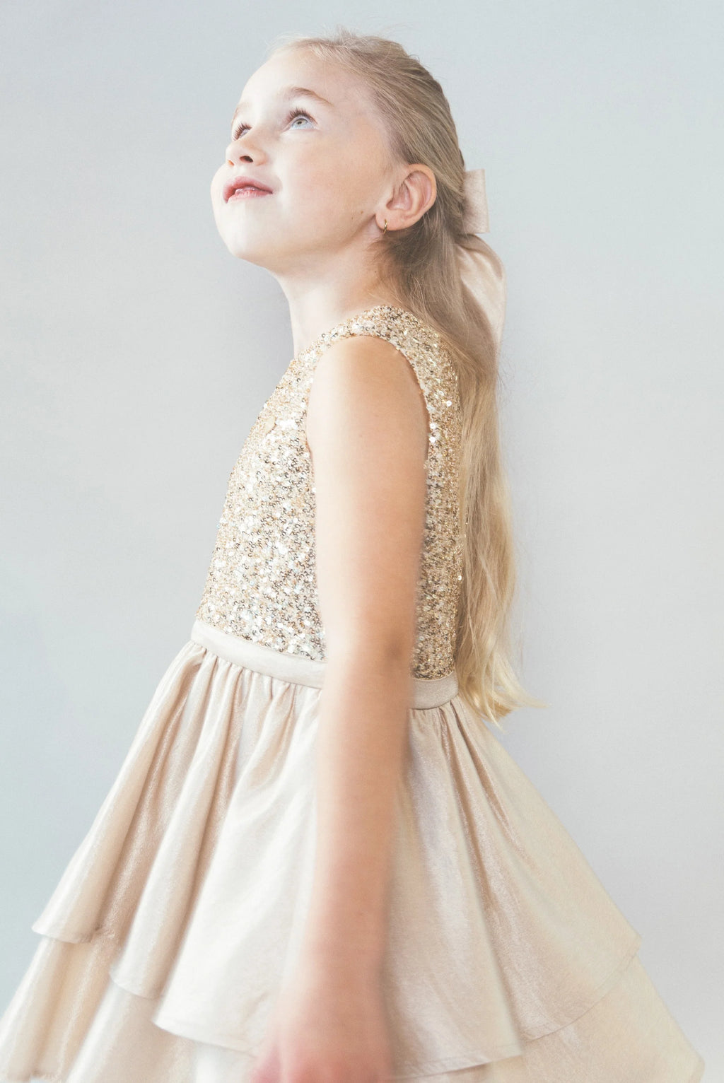 Le Chic Girls Tiered Dress_ C511-5840