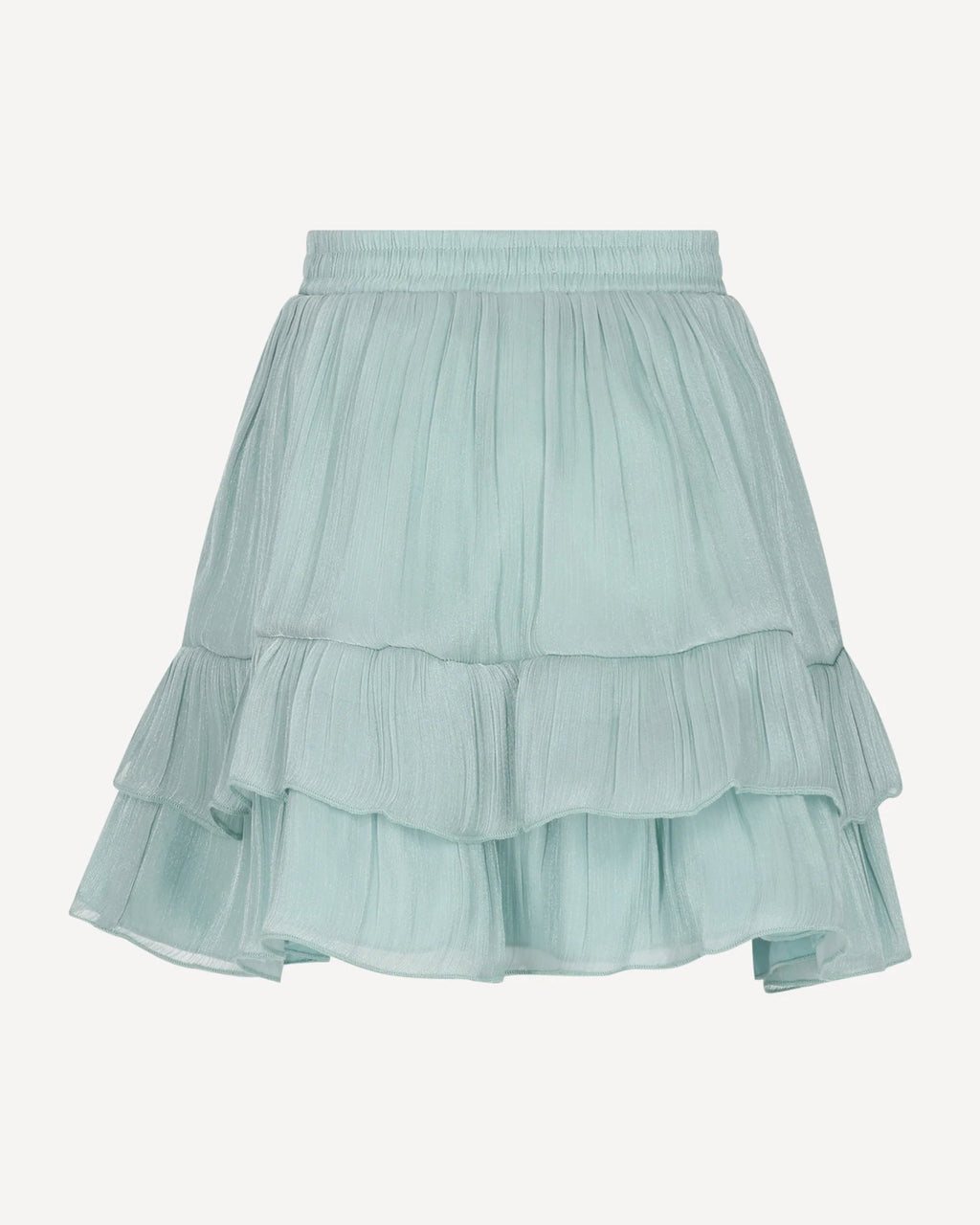 Light blue tiered skirt for girls by Le Chic