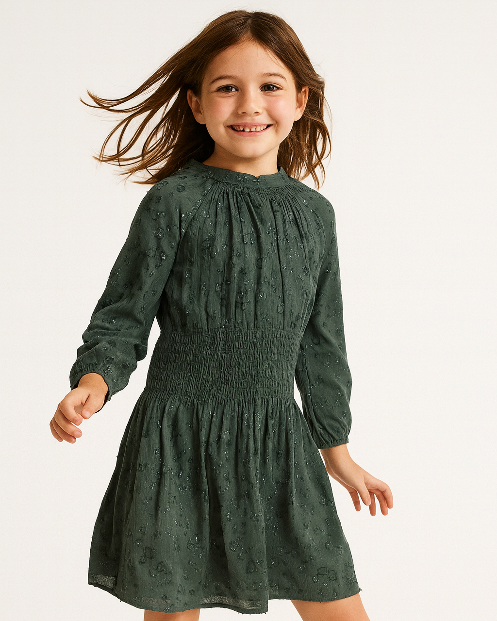 Mayoral Girls Chiffon Dress_ 7909