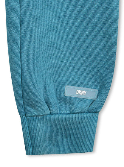 DKNY Junior Blue Cotton French Terry Pants _D54000-763