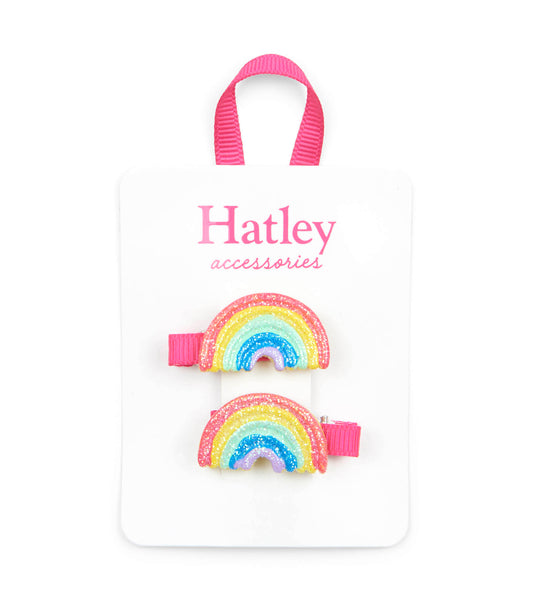 Hatley Double Rainbow Hair Clips