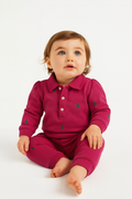 Ralph Lauren Baby Girls Polo Pony Fleece Sweatshirt & Pant Set