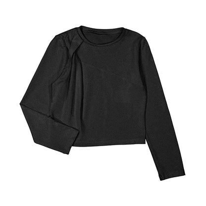 Teen Girl Knotted Long Sleeve Shirt