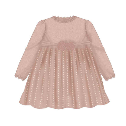 Baby Girl Knit & Sparkly Tulle Dress