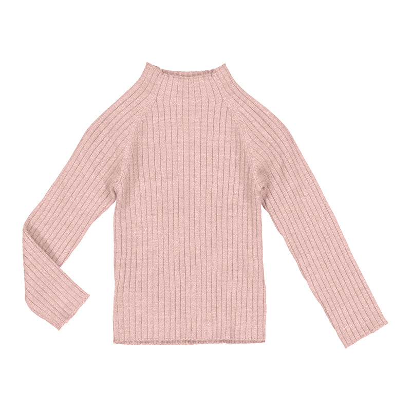 Baby Girl Knit Mockneck