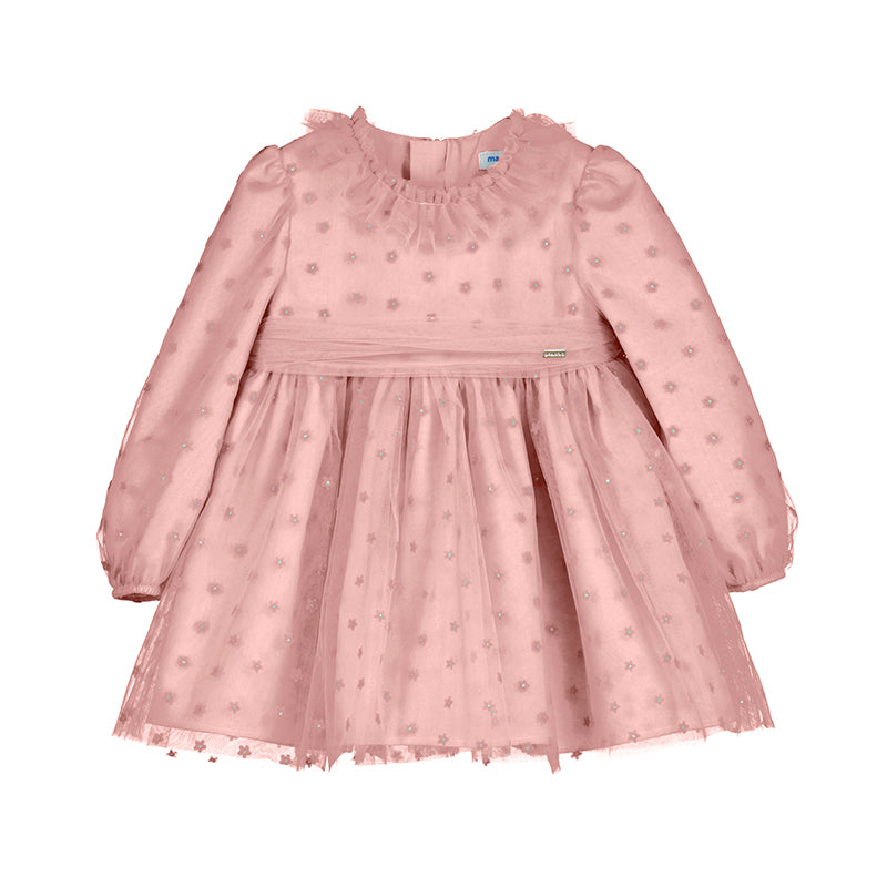 Baby Girl Long Sleeve Tulle Dress