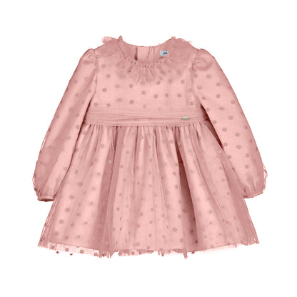 Baby Girl Long Sleeve Tulle Dress