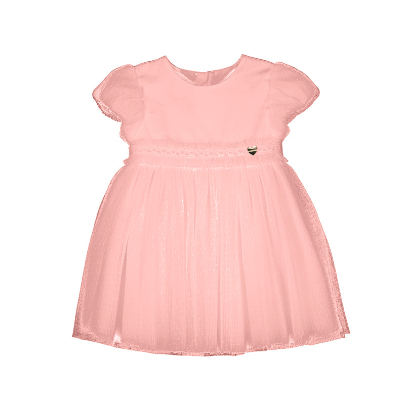 Mayoral Baby Pleated Tulle Dress