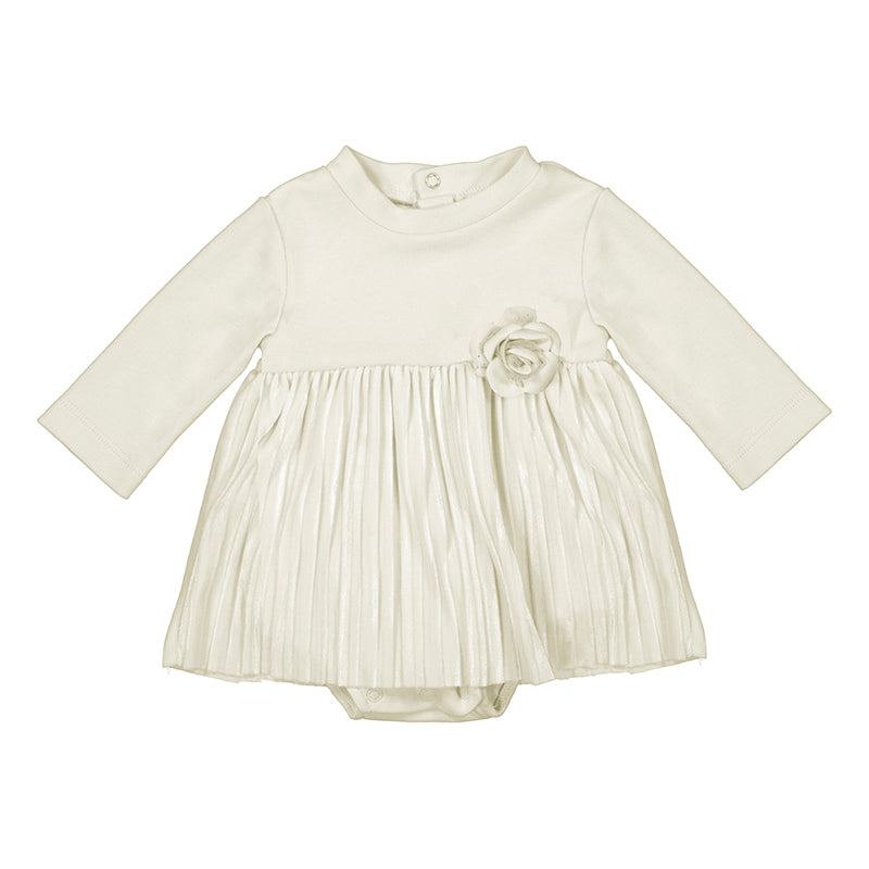 Baby Girl Pleated Onesie