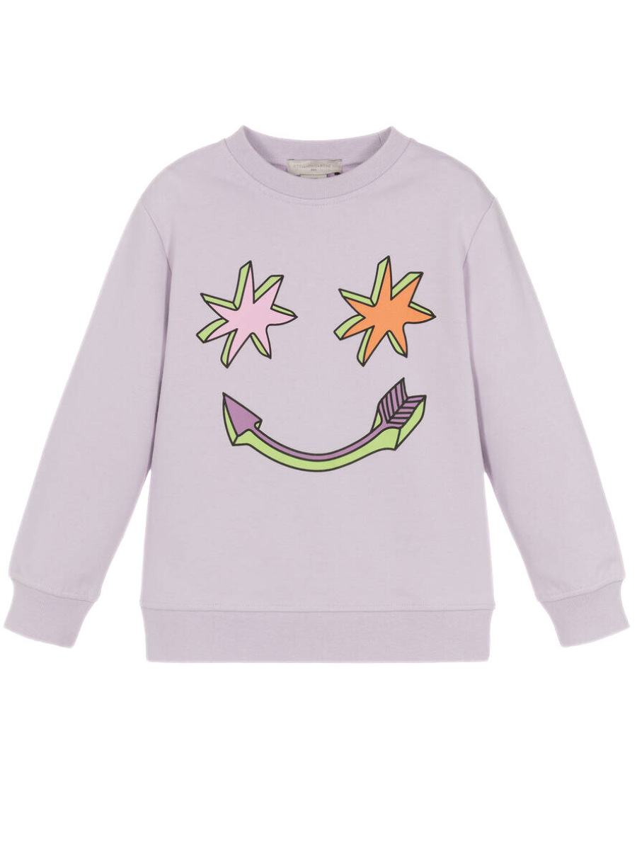 Girls Smiley Face Sweatshirt