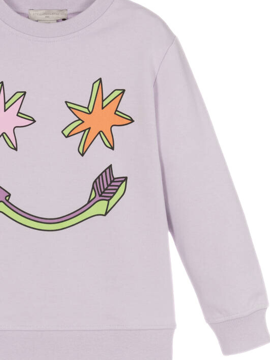 Girls Smiley Face Sweatshirt