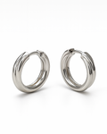 Girls Silver Hoops
