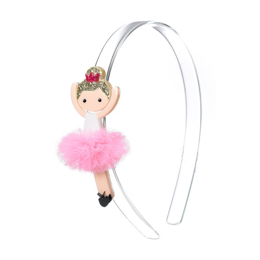 LR-Pink Ballerina Tutu Headband