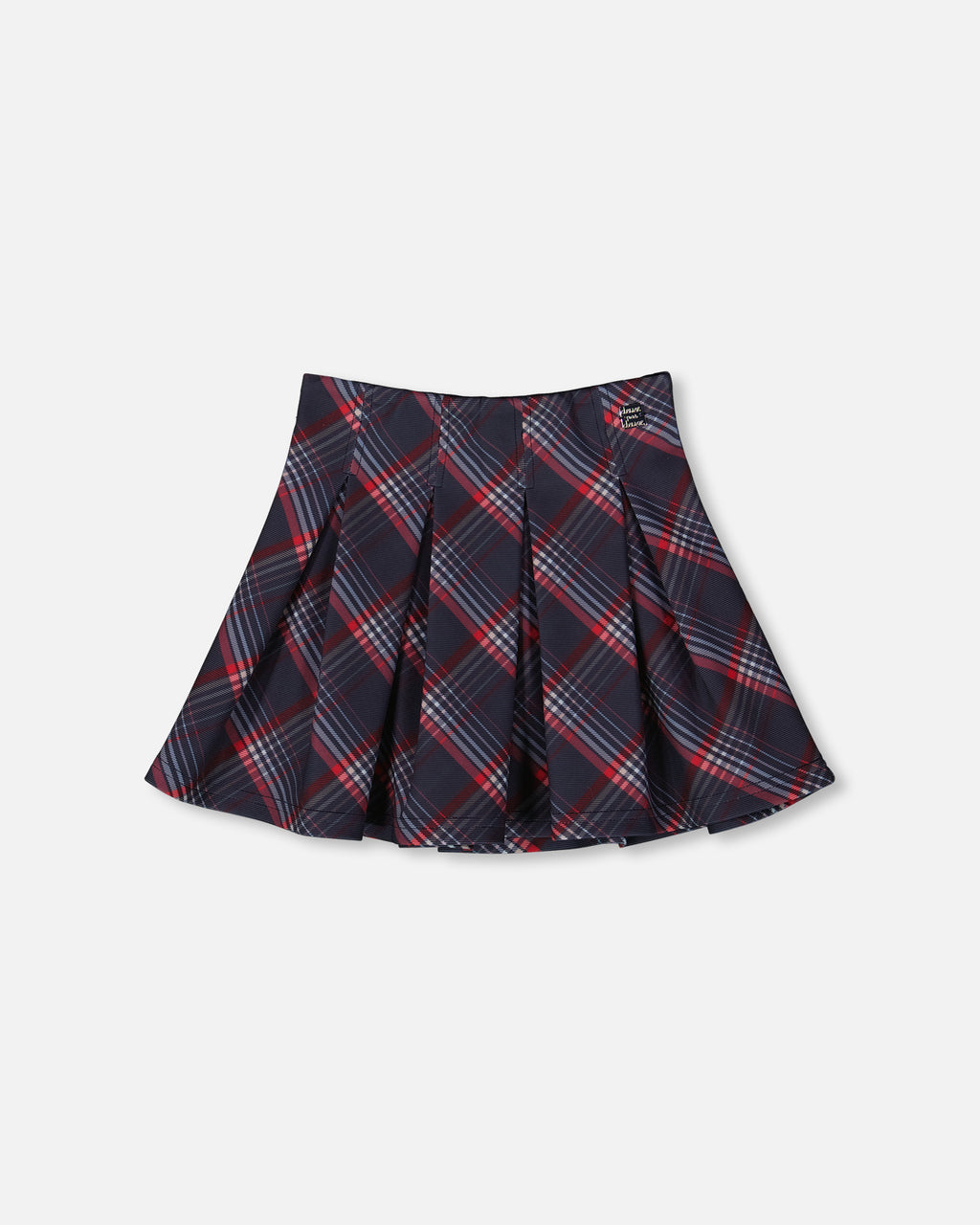 Deux Par Deux Girls Pleated Milano Skirt_ H20I80