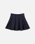 Deux Par Deux Girls Pleated Milano Skirt_ H20I80