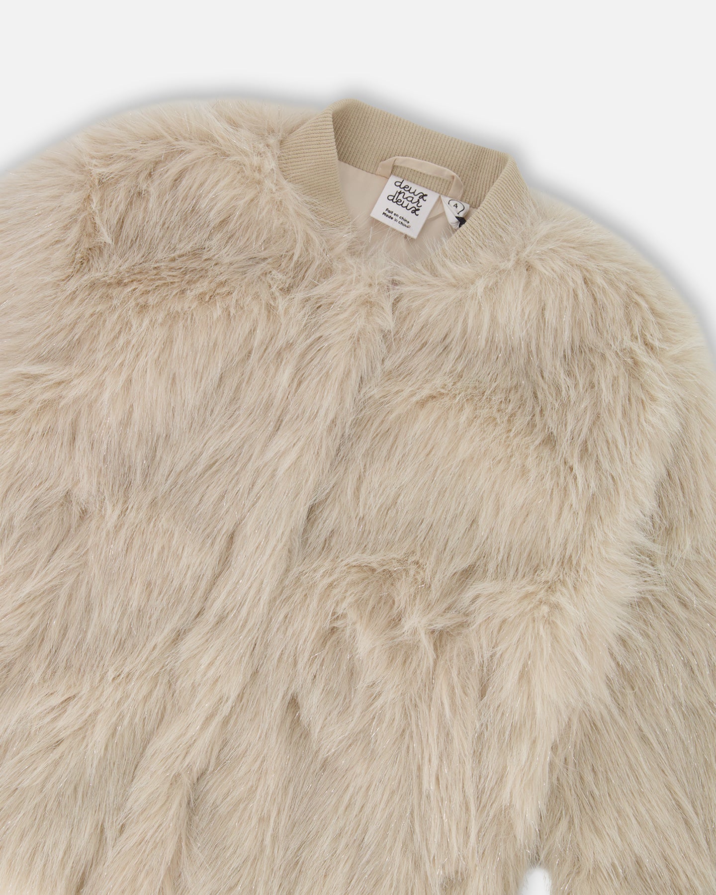 Deux Par Deux Girls Short Faux Fur Coat_ H20M50