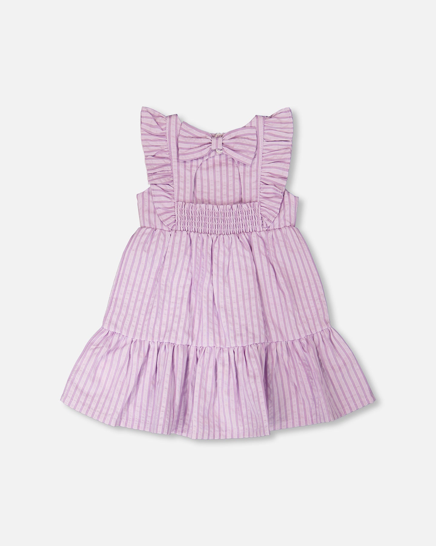 Deux Par Deux Girls Striped Dress_ H30E86
