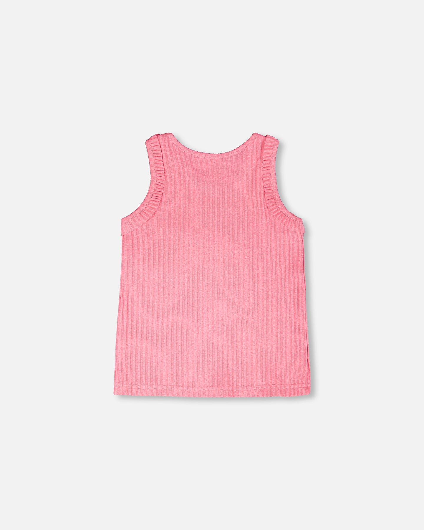 Deux Par Deux Girls Ribbed Tank Top_ H30G73