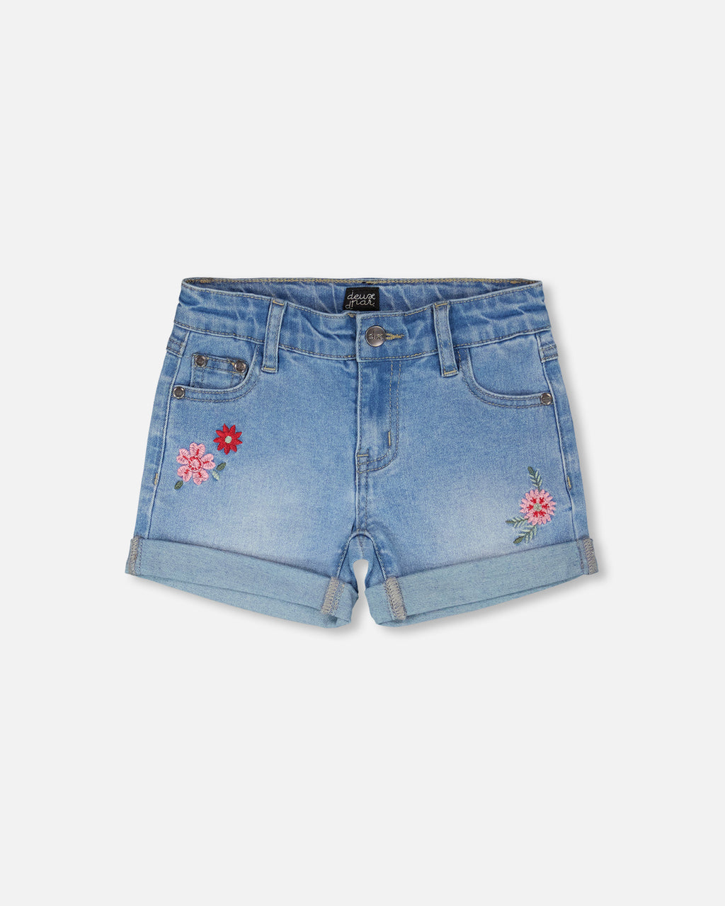 Deux Par Deux Girls Denim Shorts_ H30K28