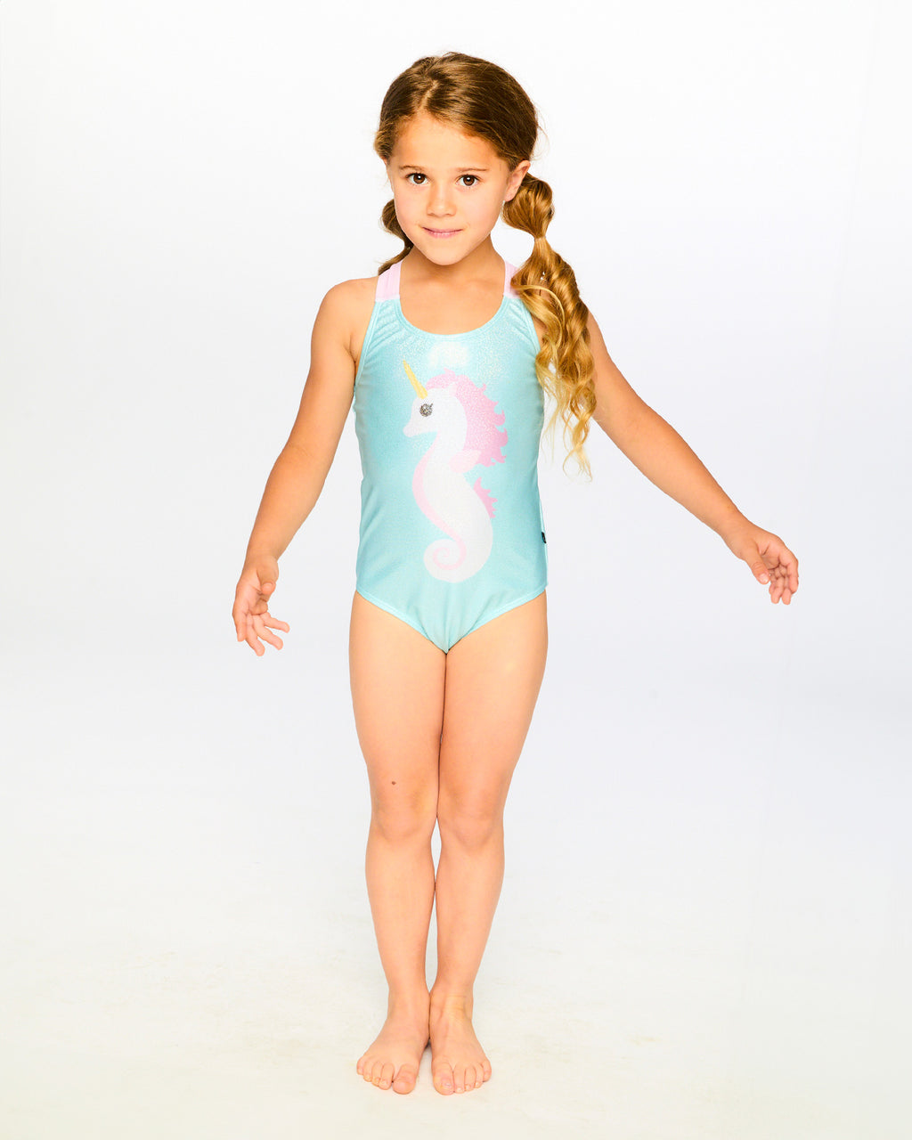 Deux Par Deux Girls One Piece Swimsuit_ H30OG90
