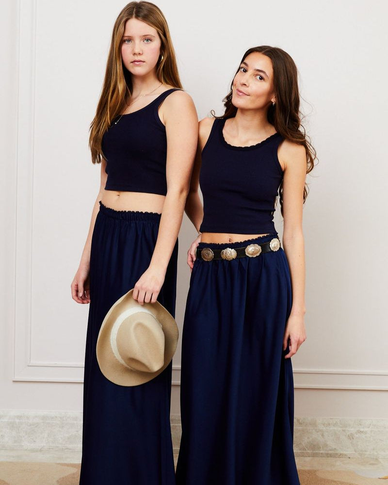 Theme Girls Joey Satin Maxi Skirt_ AM502