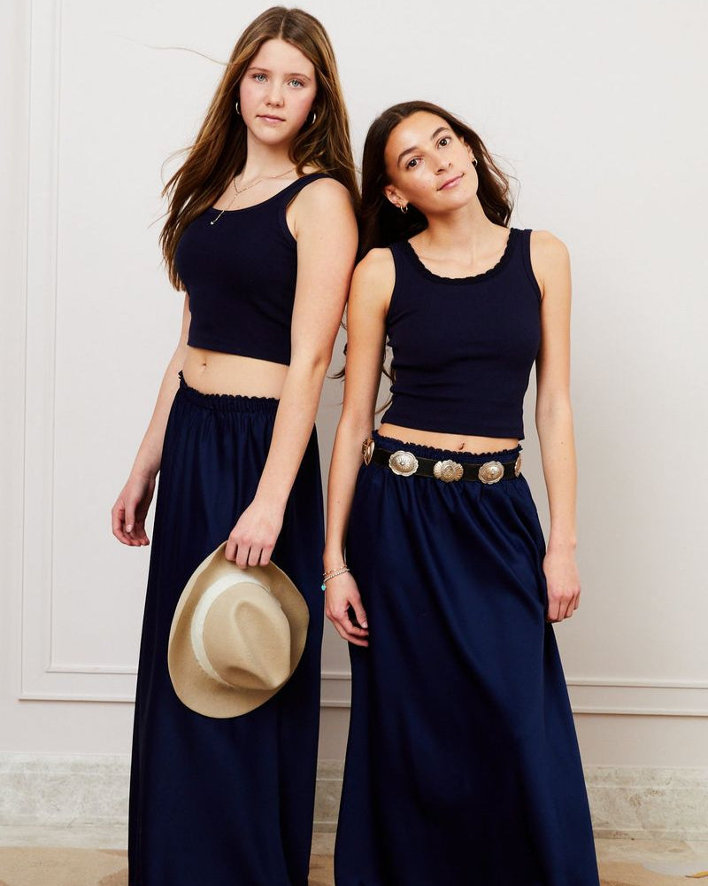 Theme Girls Joey Satin Maxi Skirt_ AM502