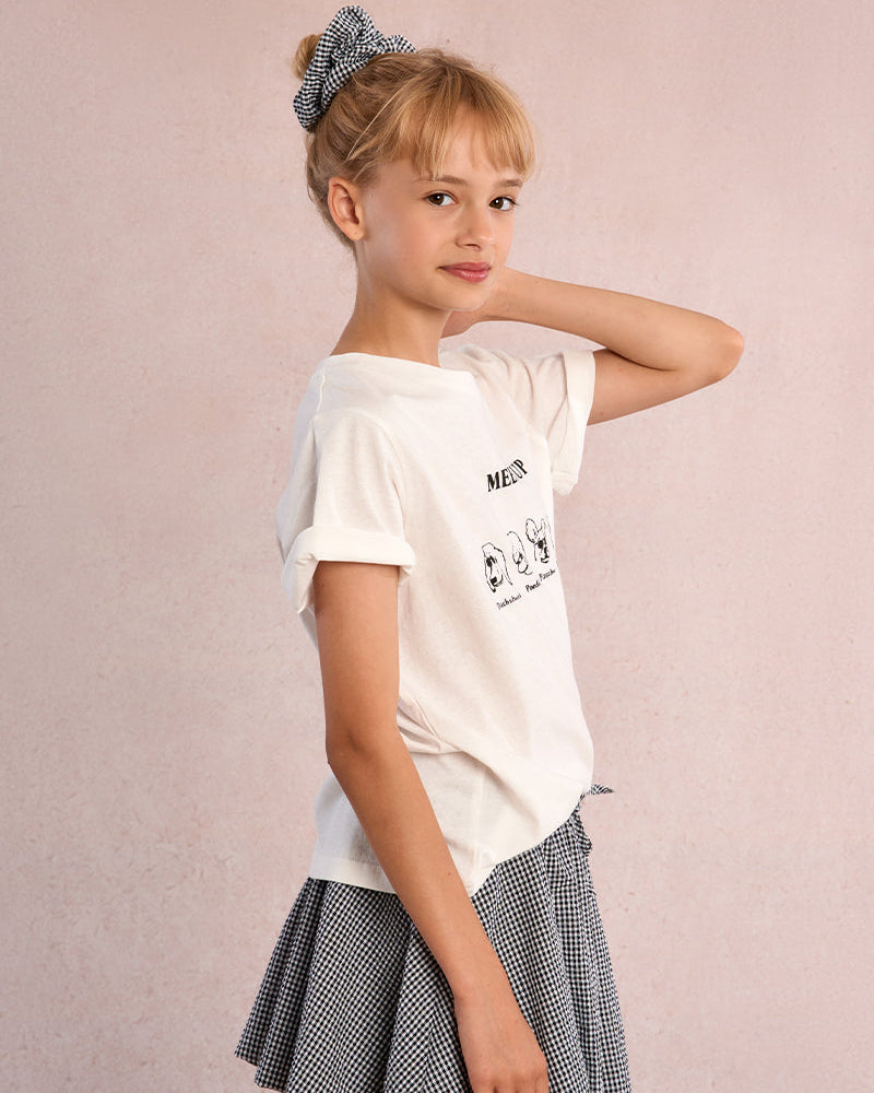 Mini Molly Girls Woven Skirt_ MELF1013EP