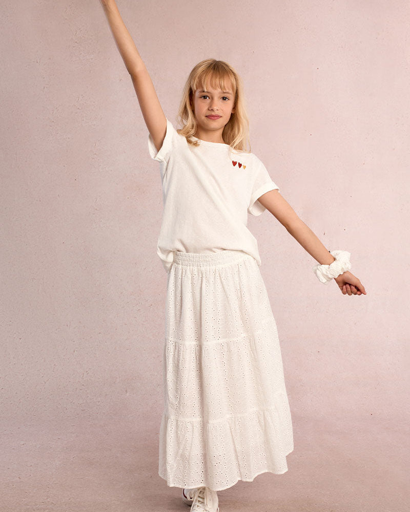 Mini Molly Girls Woven Eyelet Skirt_ MG906EP