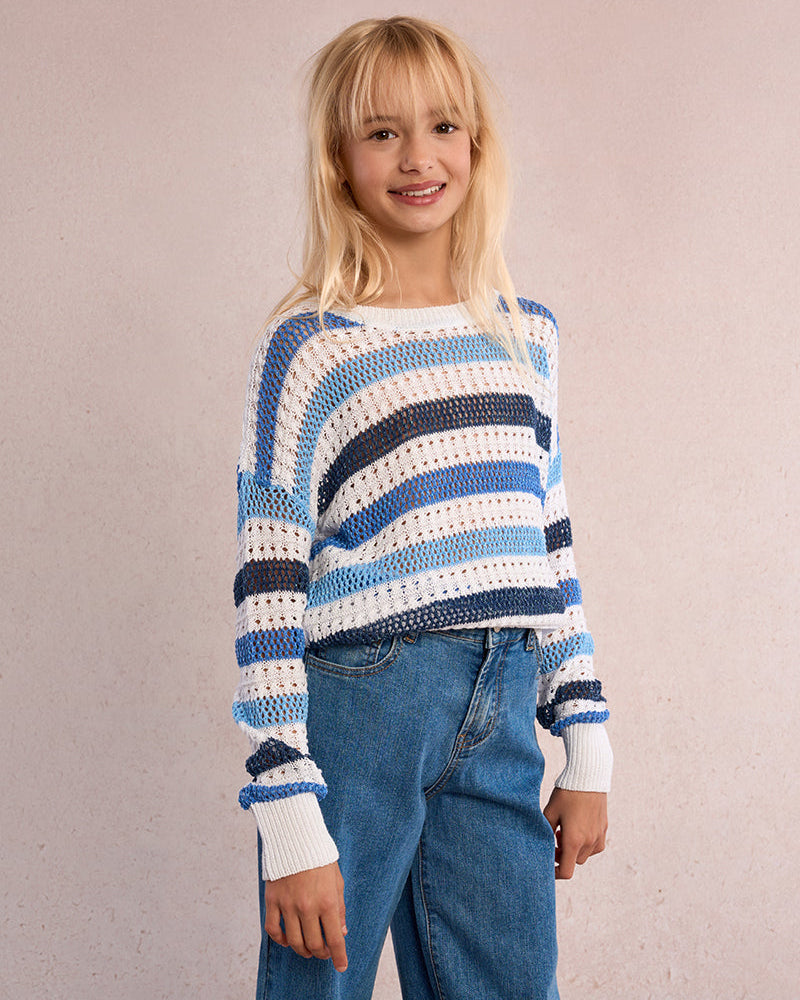 Mini Molly Girls Knitted Sweater_ MLA1271EP
