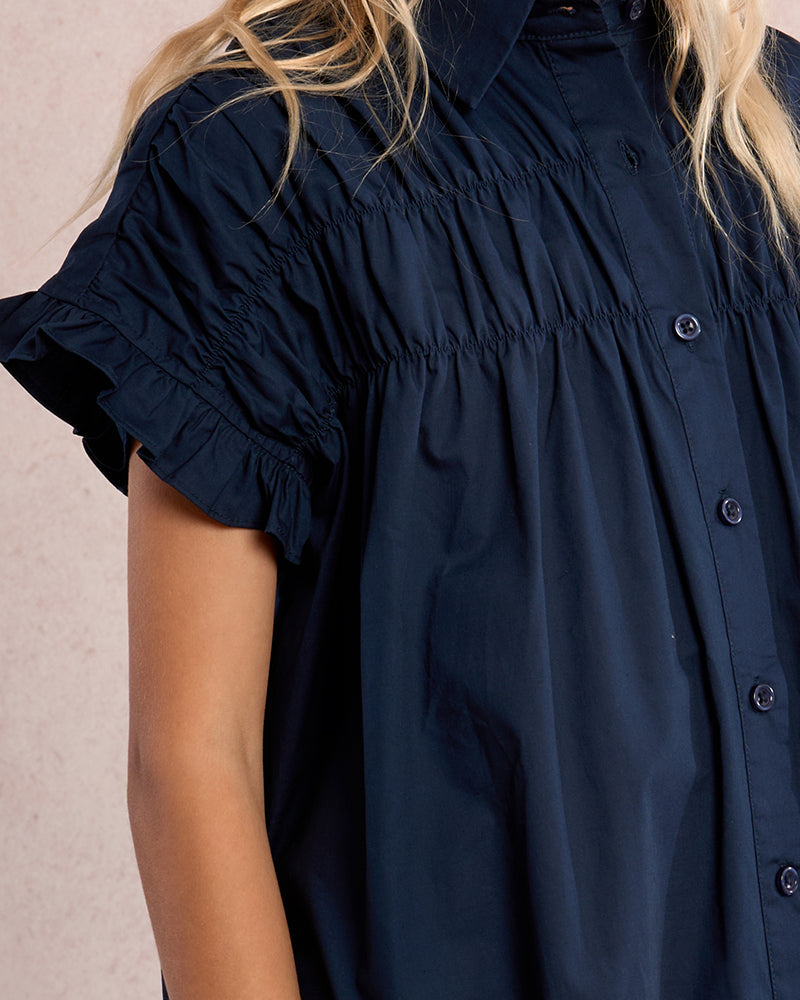 Mini Molly Girls Woven Dress_ MLAL154EP