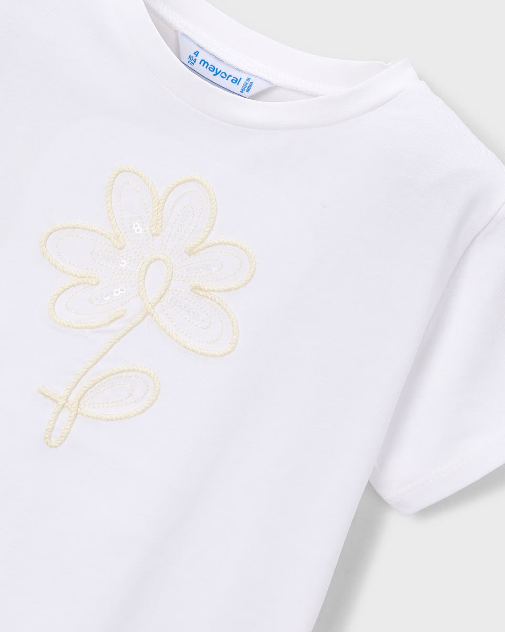 Mayoral Girls Basic Short Sleeve T-Shirt_ 174