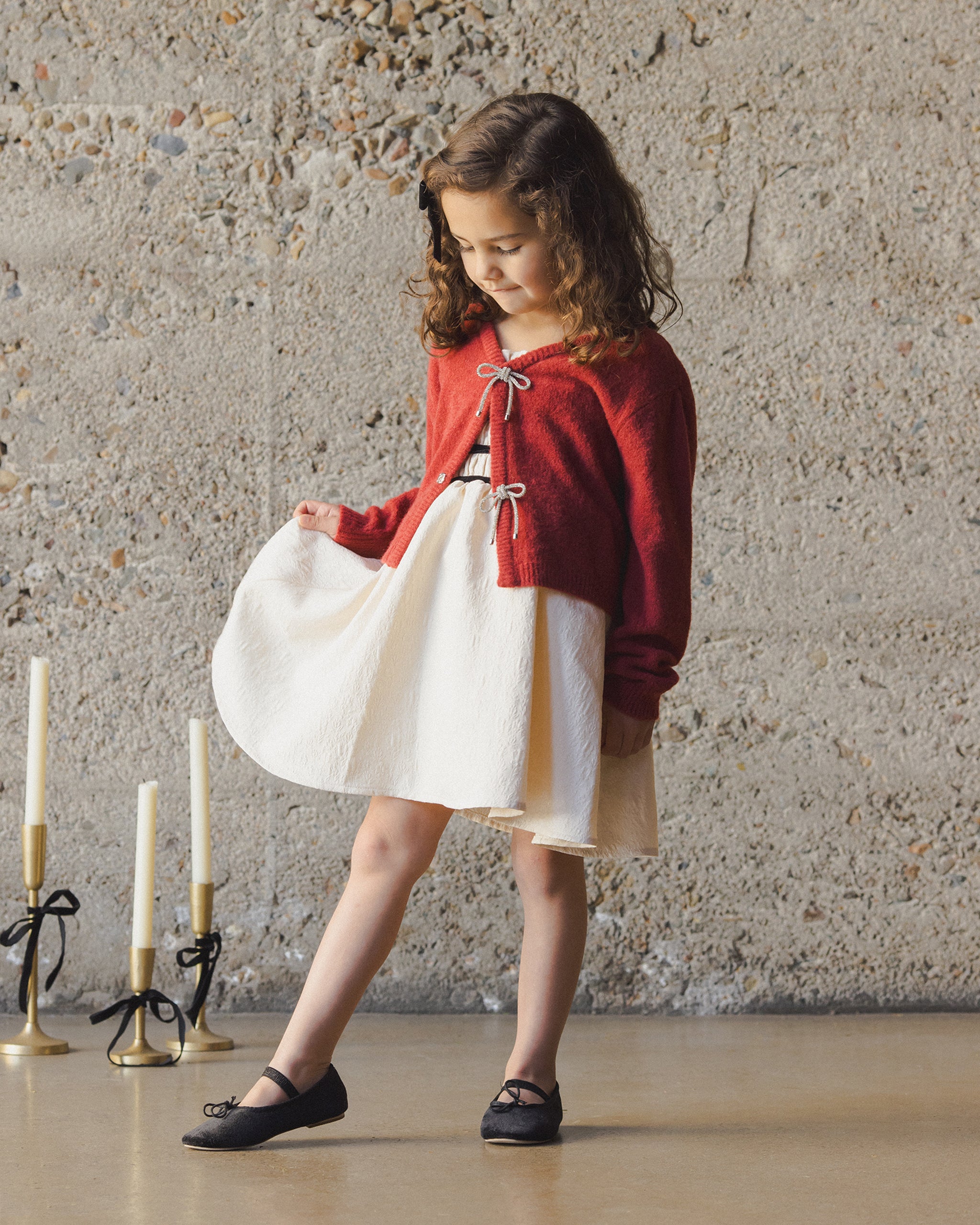 Noralee Girls Bow Cardigan_ NL141ESOR