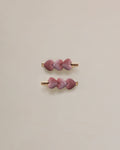 Noralee Velvet Red Heart Clips