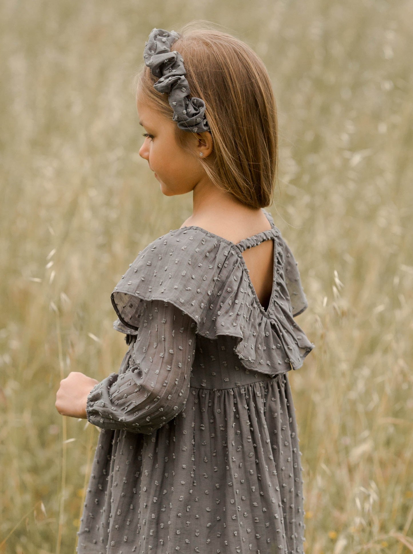 Noralee Mini Grey Claudette Dress _NL074SHAM-1026