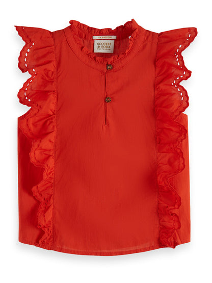 Scotch & Soda Sleeveless Red Blouse _ 177437-3588