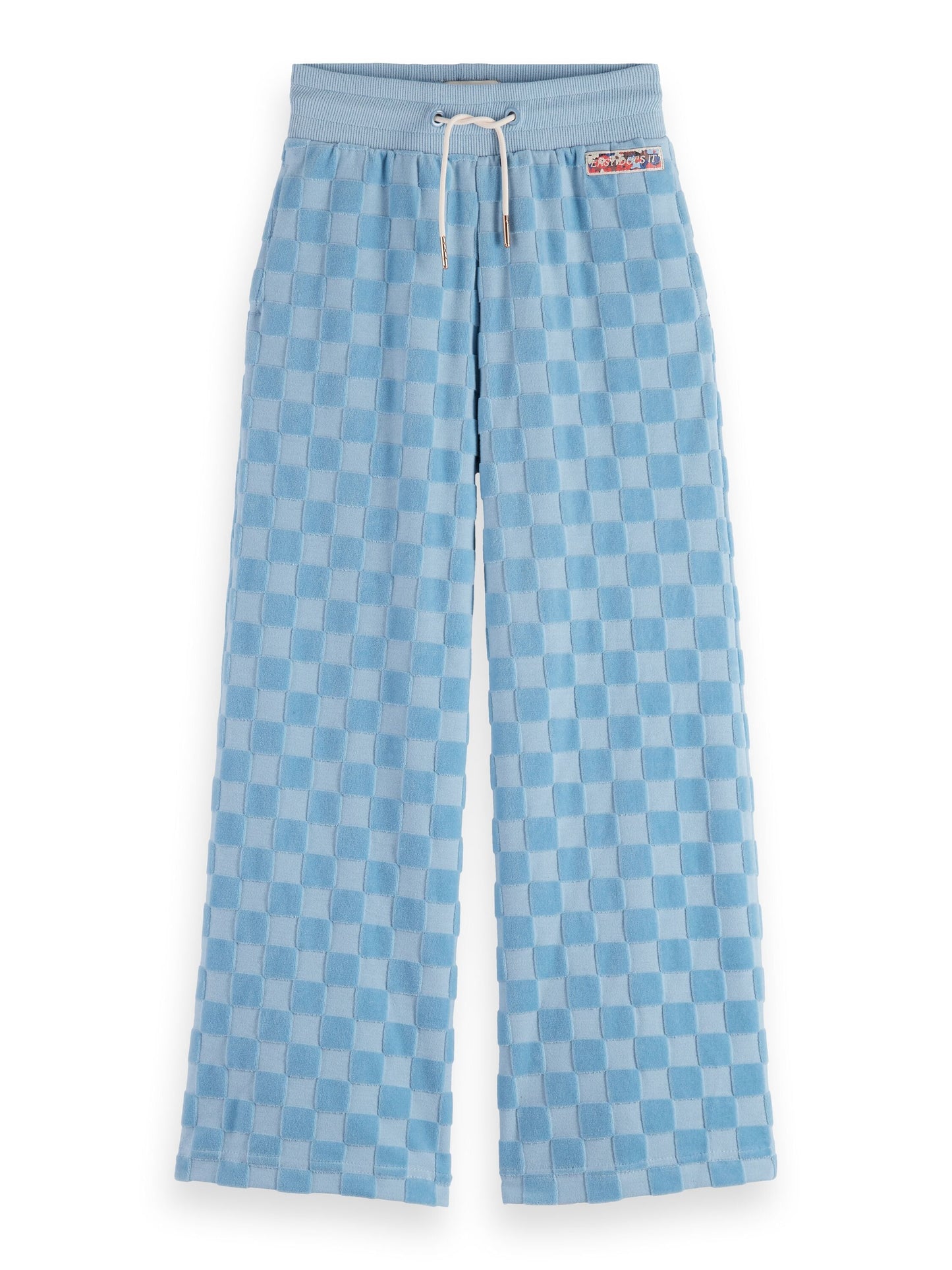 Girls Velour Checkerboard Loungewear Set