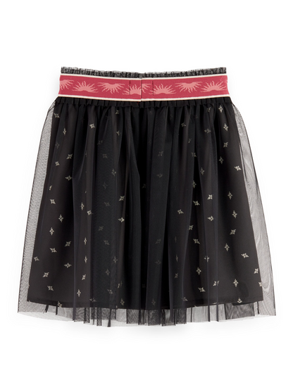 Girls Tulle Layered Skirt