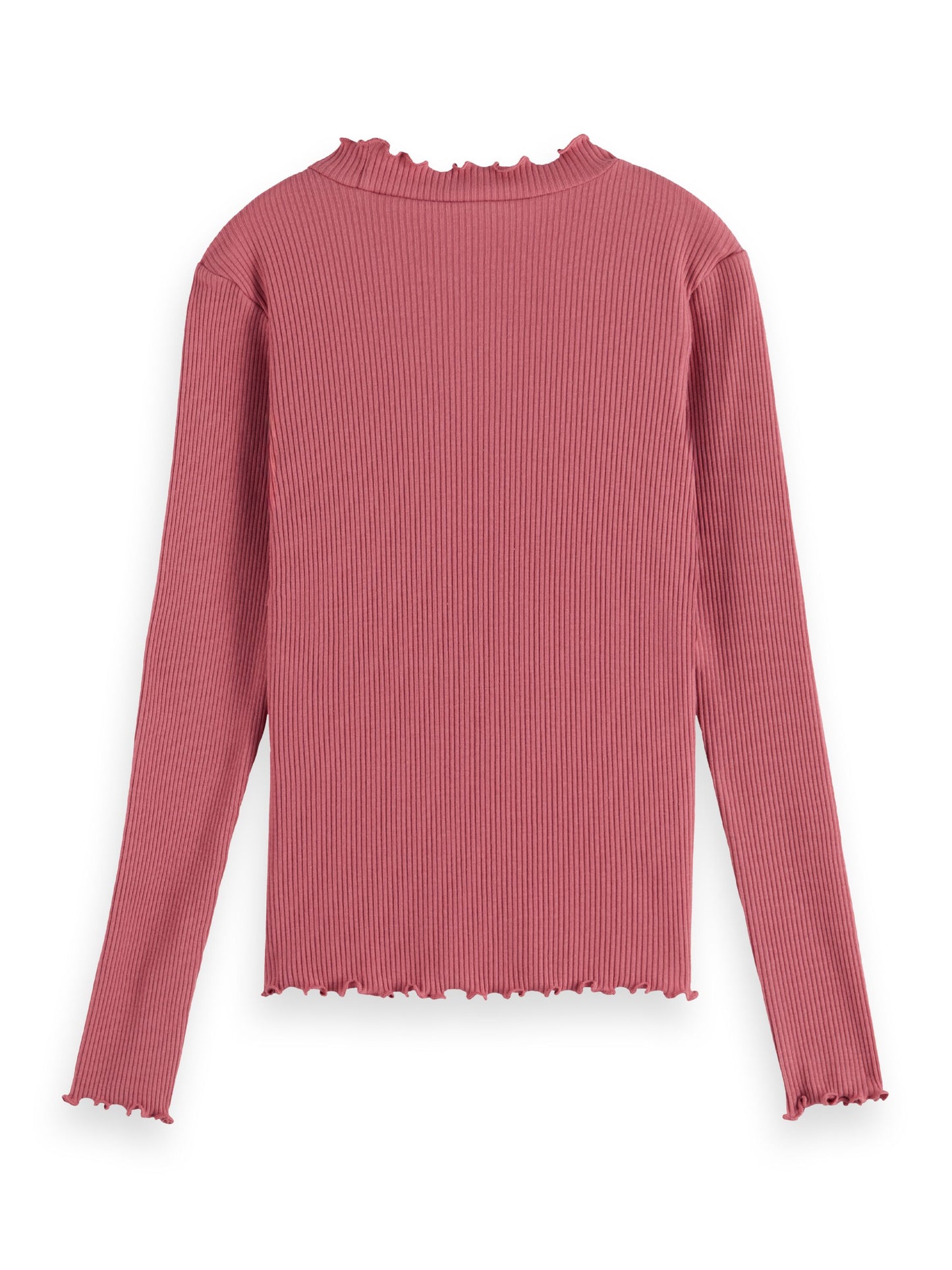 Girls Long-Sleeved Ribbed T-Shirt