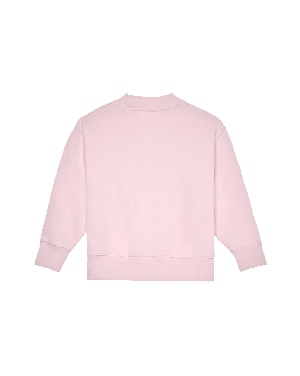 Pink sweatshirt on a white background