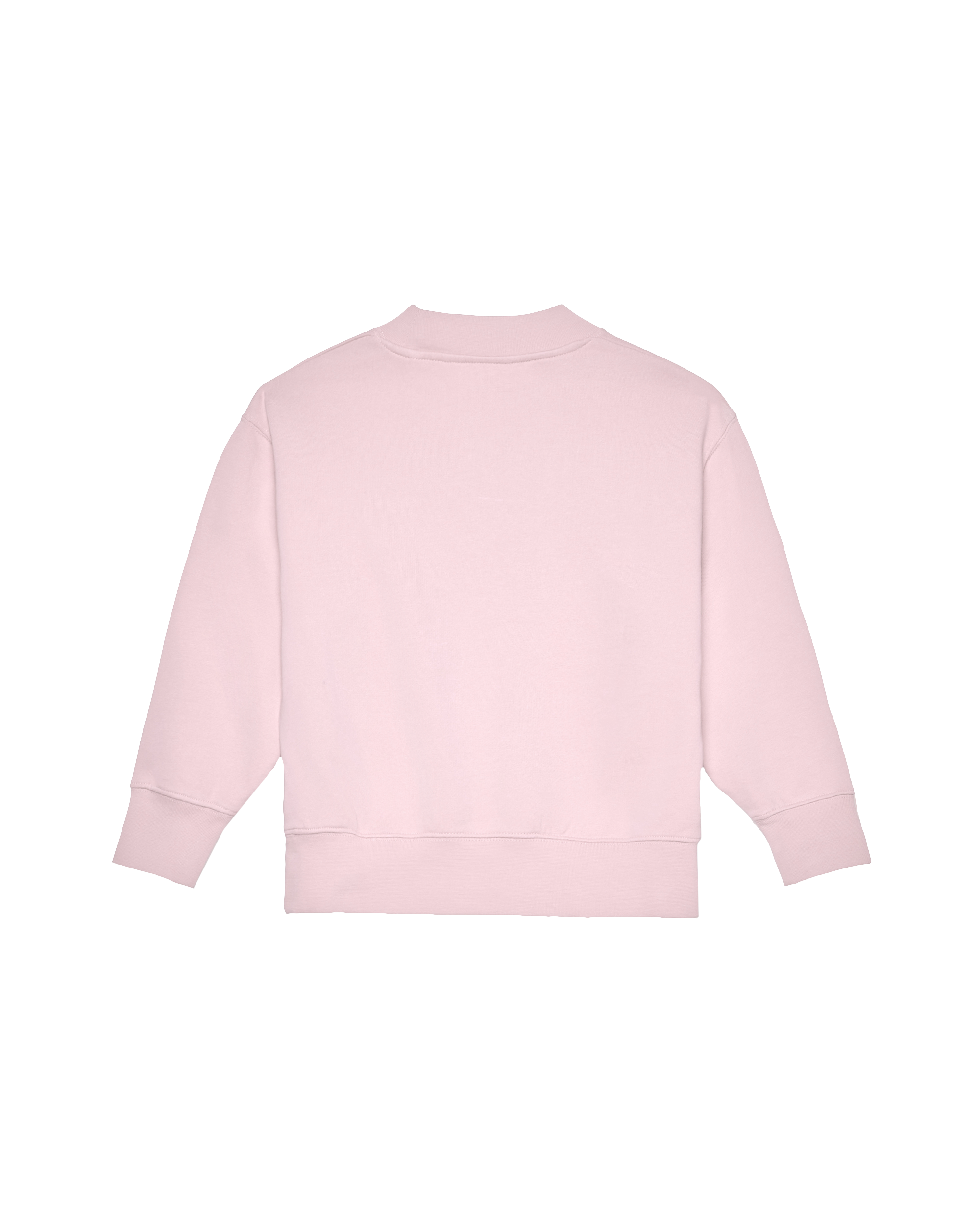Pink sweatshirt on a white background