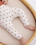 Quincy Mae Baby Red Hearts Ribbed Leggings_ QM013PALM