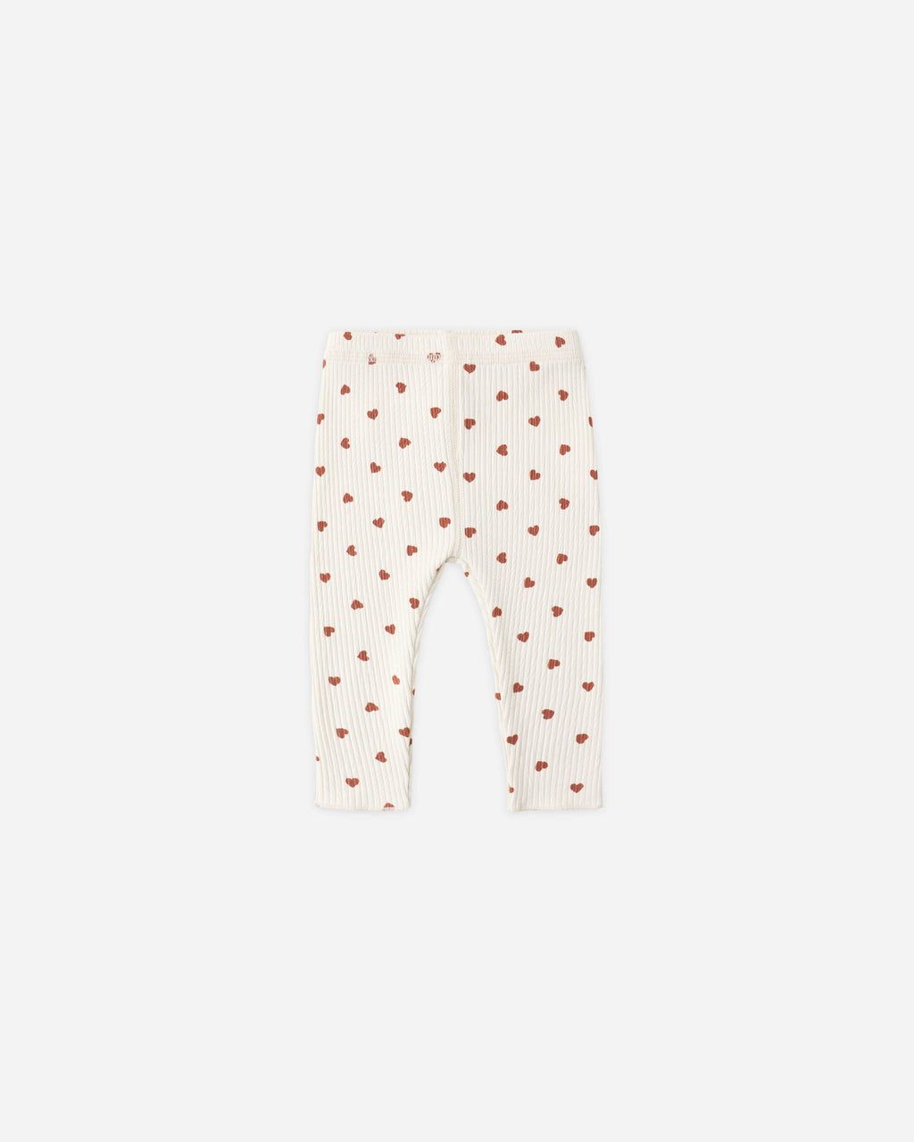 Quincy Mae Baby Red Hearts Ribbed Leggings_ QM013PALM