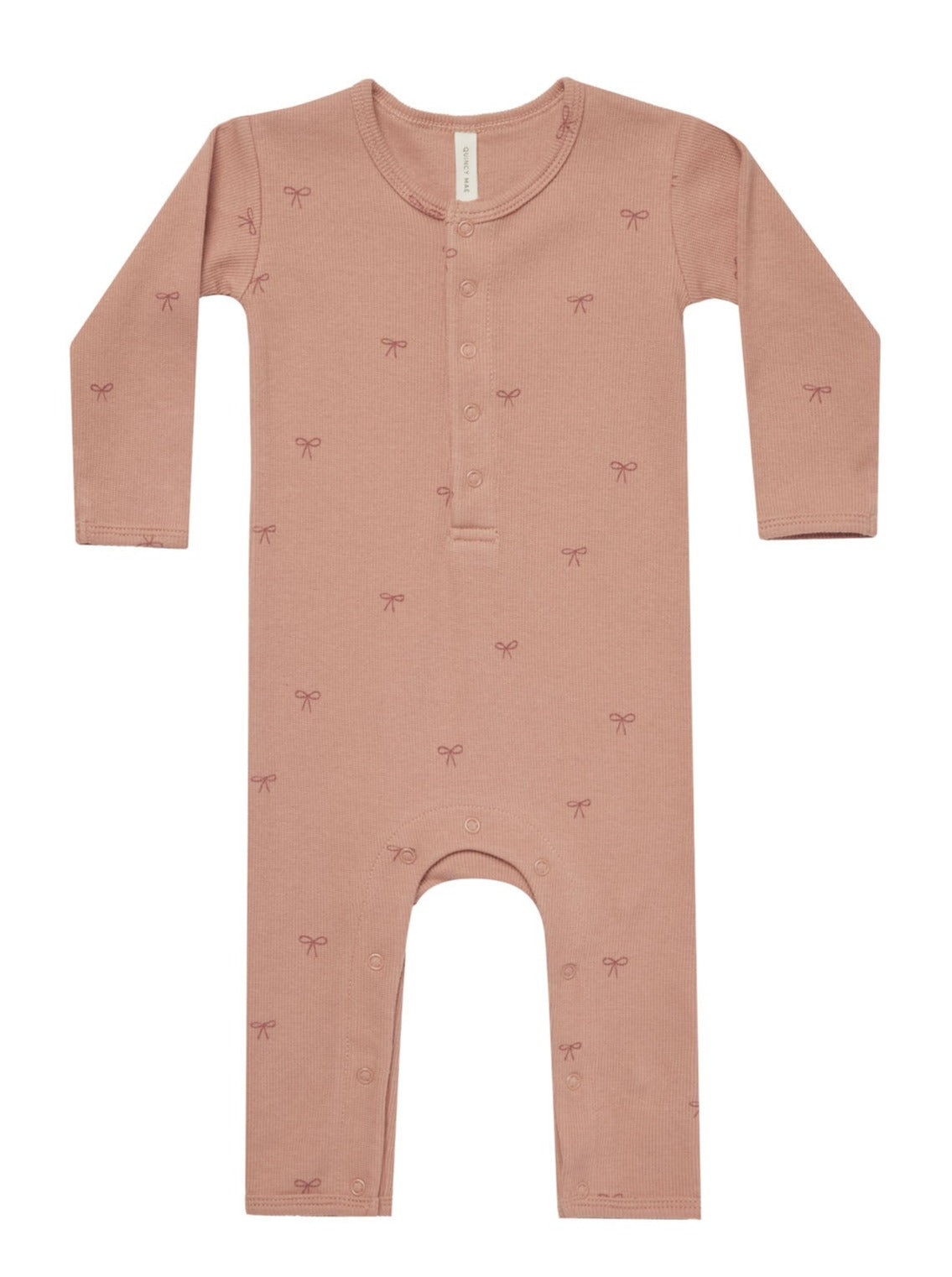Quincy Mae Baby Pink Ribbed Jumpsuit _QM014ROUG-1097