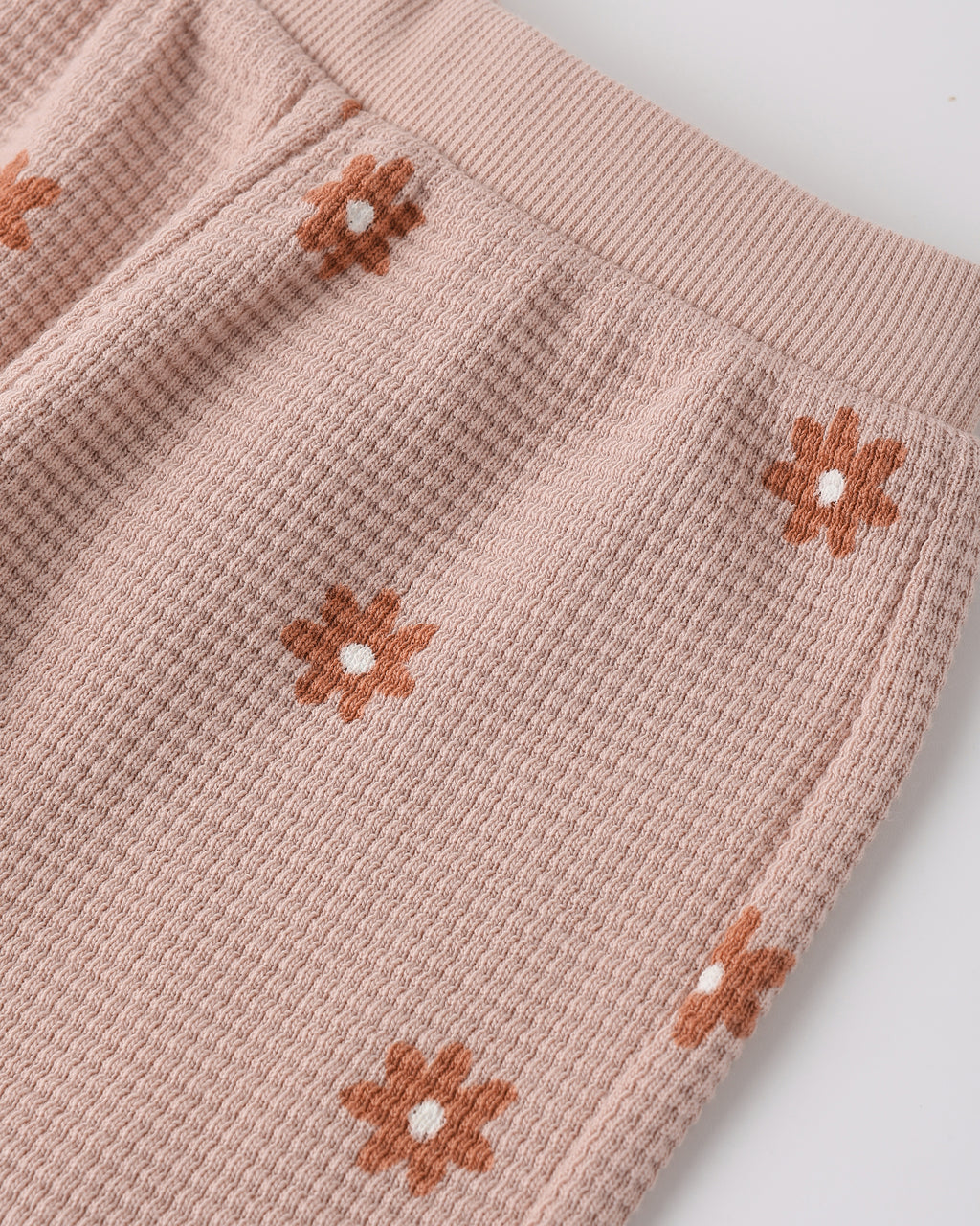 Quincy Mae Baby Girls Waffle Sweater Set_ QM107BLSE