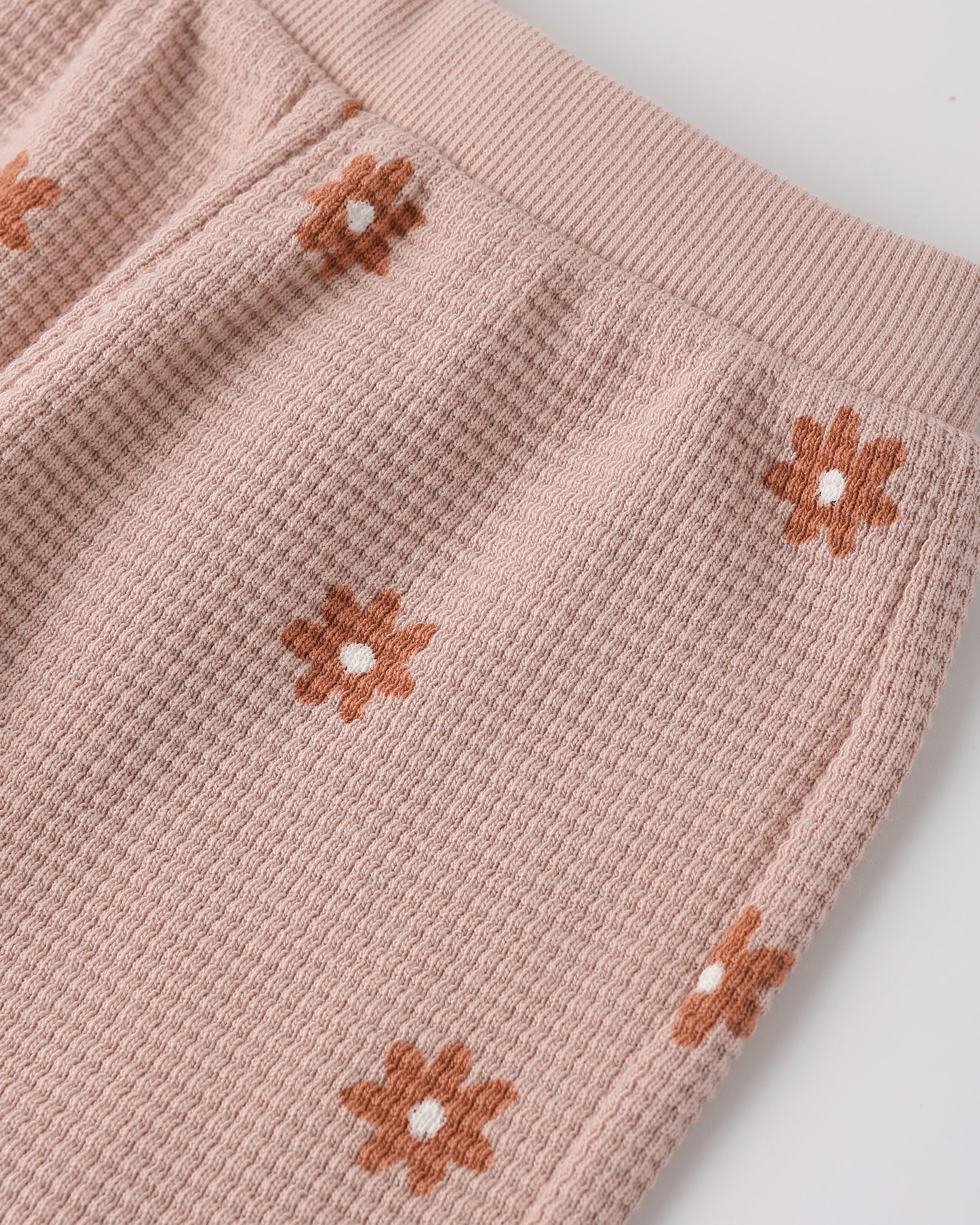 Quincy Mae Baby Girls Waffle Sweater Set_ QM107BLSE