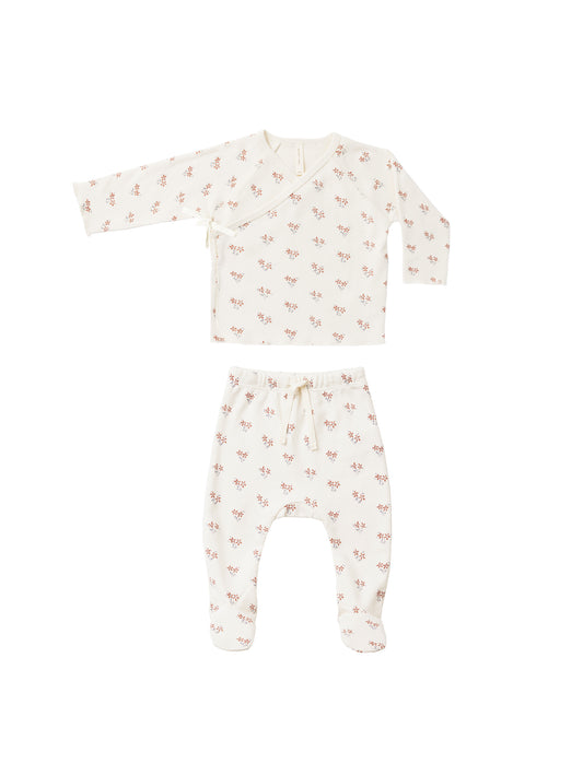 Quincy Mae Baby Wrap Top & Footed Pant Set_ QM201MUMU2-1087