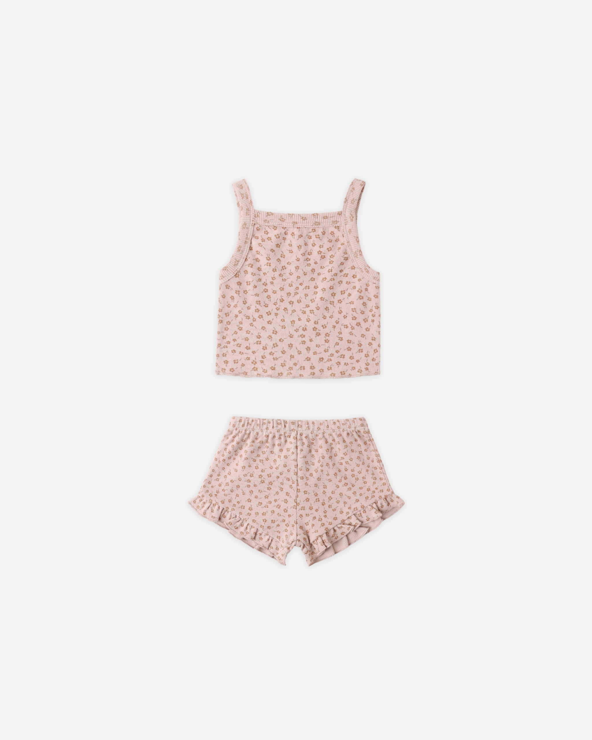 Quincy Mae Baby Girls Evie Tank & Shorts Set_ QM316BLSE